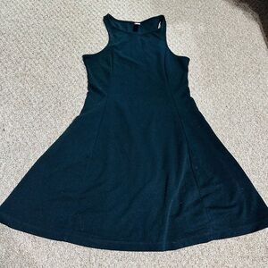 Sleeveless black dress
